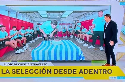 “El ojo de Traverso”, la sección en la que Traverso hace análisis del juego en la televisión