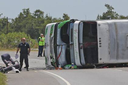 El accidente de hoy en Lezama donde murieron dos niñas de 11 y 12 años