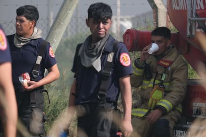 El operativo de Bomberos en la zona