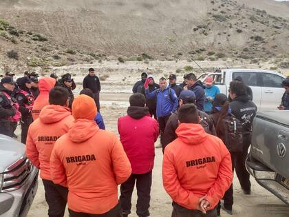 El operativo de búsqueda en Chubut