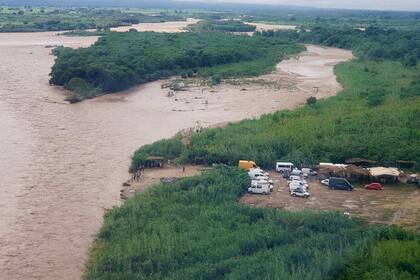 El operativo de rescate en el Río Bermejo