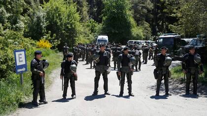 El operativo de seguridad en los alrededores del Llao Llao y Bariloche