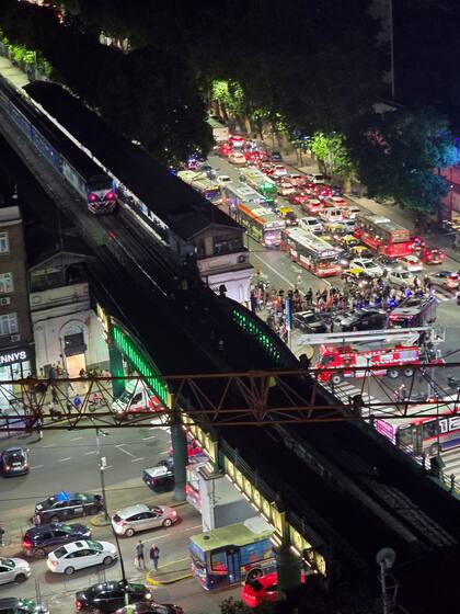 El operativo desplegado generó complicaciones en el tránsito de la zona