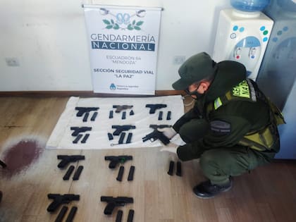El operativo fue realizado por los gendarmes de la sección seguridad vial La Paz