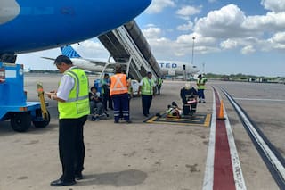 Cayó un elevador en el Aeropuerto de Ezeiza y hay seis heridos