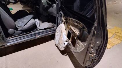 El operativo se hizo durante la madrugada de hoy en el puente que separa Gualeguaychú de Fray Bentos