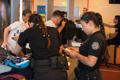 El operativo se realizó en el puesto de control que la PSA tiene en el aeroparque metropolitano