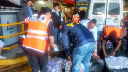 El operativo sorpresa en la terminal de micros de Liniers