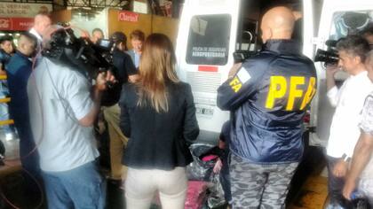 El operativo sorpresa en la terminal de micros de Liniers