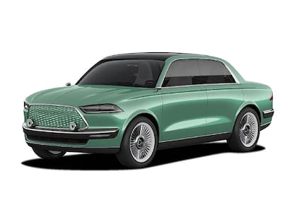 El Ora Futuristic, de la china Great Wall, tiene reminiscencias de los sedanes cuadrados de los '60 y '70, como el Fiat 125
