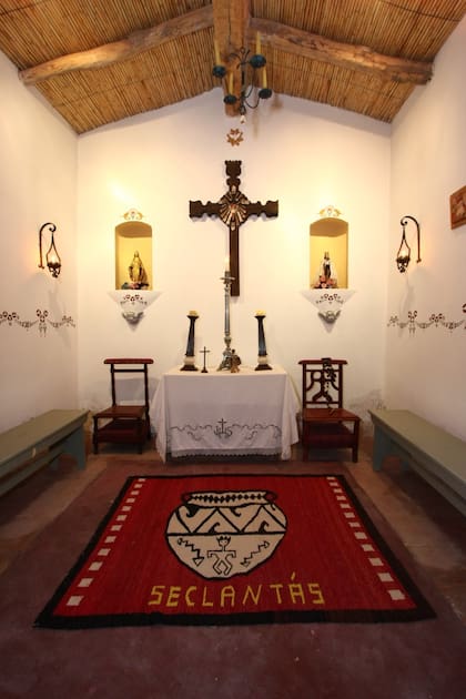 El oratorio particular de la posada El Capricho.