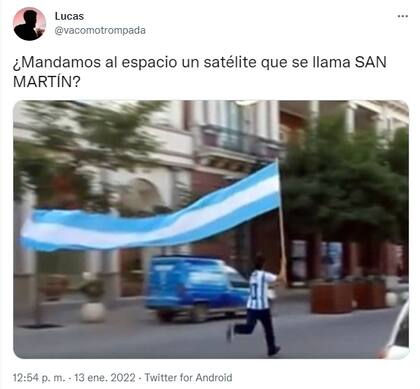 El orgullo argentino por el satélite General San Martín
