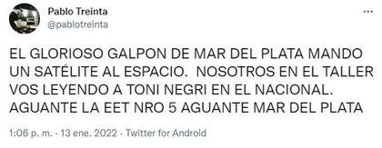 El orgullo argentino por el satélite General San Martín