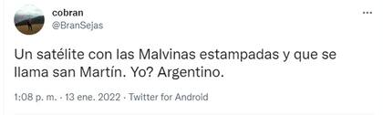 El orgullo argentino por el satélite General San Martín
