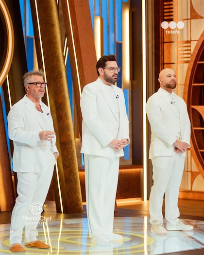 El osado look de Damián Betular, Germán Martitegui y Donato de Santis en la gala de eliminación de MasterChef Celebrity este lunes 26 de enero