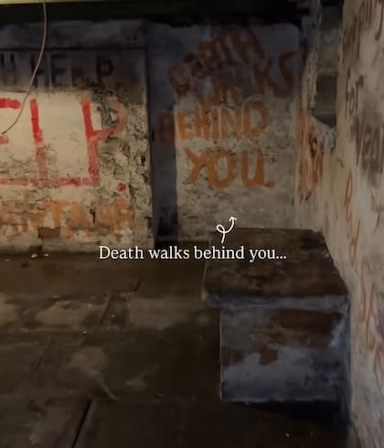 El oscuro mensaje que encontraron en el sótano (Foto: @restoring_oakfield)