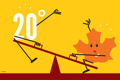 El otoño vuelve a la ciudad y a partir de hoy comienza una hilera de varias tardes con más de 20ºC