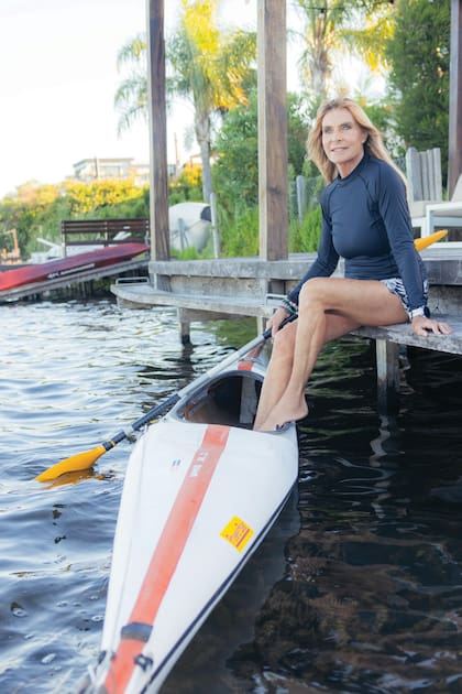 “El otro día organizamos un paseo en kayak
con mis nietos y se re prendieron.
Ahora se volvió una nueva actividad
para compartir en familia”, cuenta
entusiasmada
