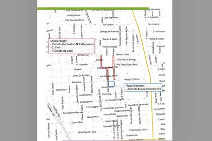 El otro sector donde Vicente López hizo la prueba piloto de apertura de salidas fue en Munro, en Ávalos entre Pelliza y Gutierrez, también de 10 a 18