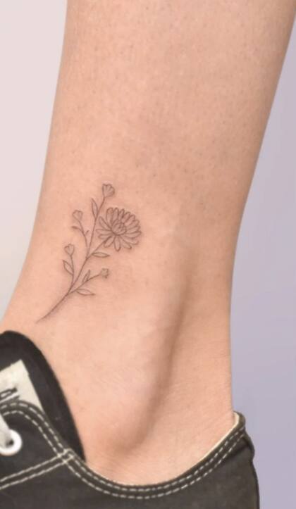 El otro tatuaje que se hizo Paula Chaves (Foto: Instagram/@chavespauok)