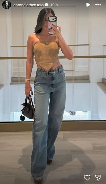 El outfit de Anto Roccuzzo para la final