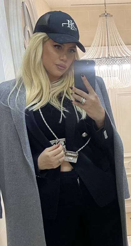 El outfit de Wanda Nara para ir a alentar al PSG.