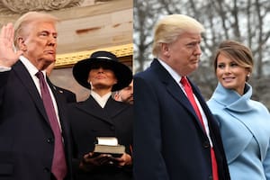 El outfit que eligió donald trump para la toma de posesión en 2025 y en 2017; con siete años de diferencia, así cambió su estilo