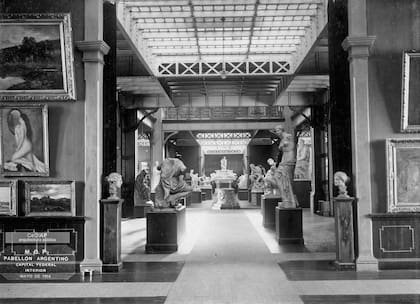 El Pabellón en tiempos del Museo de Bellas Artes.