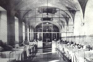 El pabellón "K" del Hospital Fatebenefratelli de Roma