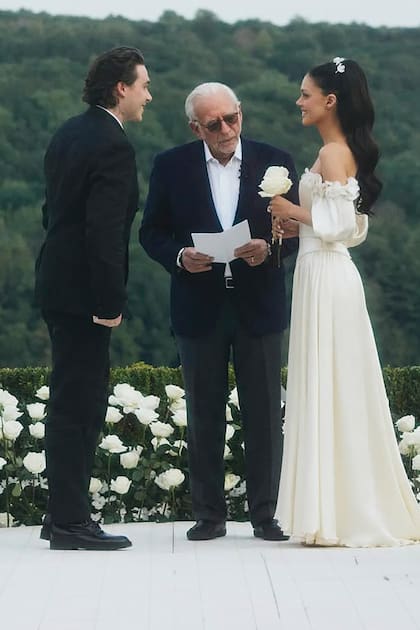 El padre de la actriz y modelo, Nelson Peltz, tuvo un rol protagónico: ofició la ceremonia