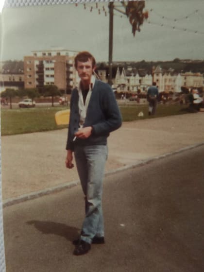 El padre de Sammie Wilson, quien falleció a los 47 años (Foto: Sammie Wilson)