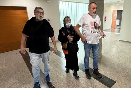 El padre de Solange, Pablo Musse, llega a la audiencia
