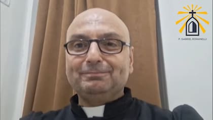 El padre Gabriel Romanelli, sacerdote argentino en Gaza