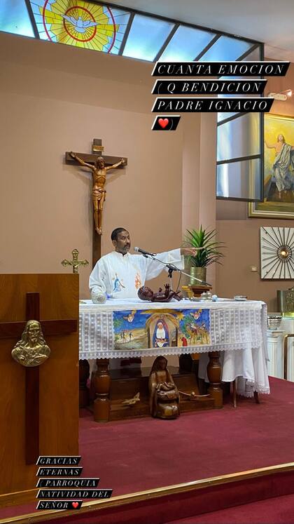 El Padre Ignacio bautizó a Benjamín Gallardo