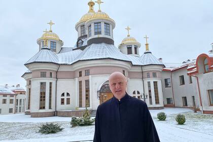 El padre Igor Boyco, rector del seminario greco-católico del Espíritu Santo de esta ciudad del oeste de Ucrania