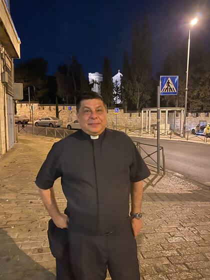 El padre Marcelo Gallardo.