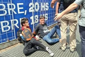 El padre Paco Olveira fue detenido en la marcha de los jubilados al Congreso