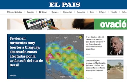 El País de Uruguay destacó que el exentrenador de 85 años "marcó un antes y un después en el fútbol argentino"