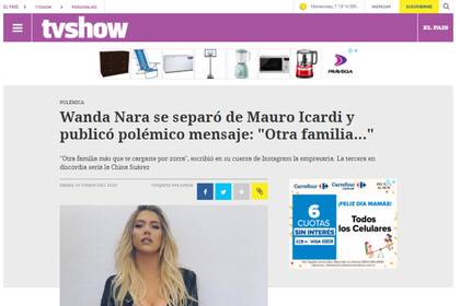 El País de Uruguay habló de un "polémico mensaje"