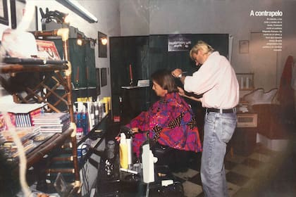 El país siguió el caso de Natalia Fraticelli. La revista GENTE fotografió a su padre, el entonces juez de Rufino Carlos Fraticelli, hasta en la peluquería