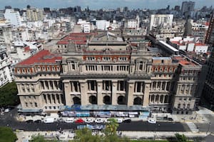 El Palacio de Justicia, sede de la Corte Suprema