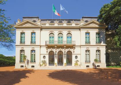 El palacio está inspirado en el Musée Rodin de París.