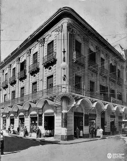 El palacio Rams en sus primeros años de vida