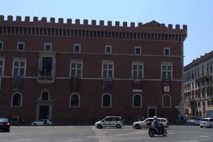 El palazzo en el centro de Roma fue el lugar de apertura de la exhibición