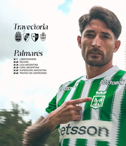 El palmarés de Milton Casco, destacado en la presentación de Atlético Medellín