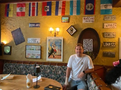 El pampeano Tomás Martino, uno de los fundadores de Che Pana, restó bar latino en Heidelberg