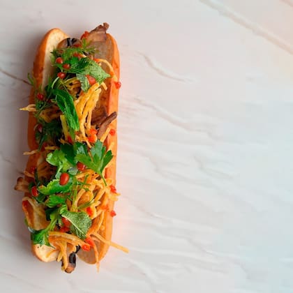 "El pancho era la comida de cumple olvidada. Quisimos transformarlo de comida al paso, comida al plato”, explican en Rusvel