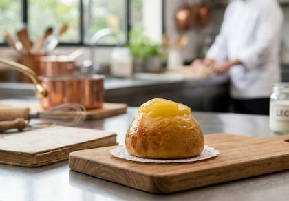 El pancito de leche con crema pastelera es ideal para la merienda de la tarde