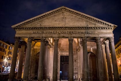 El panteón en Roma, Italia