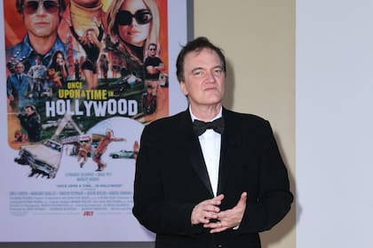 El papá de la criatura: Quentin Tarantino presentando su película en el corazón de Hollywood, el TCL Chinese Theatre